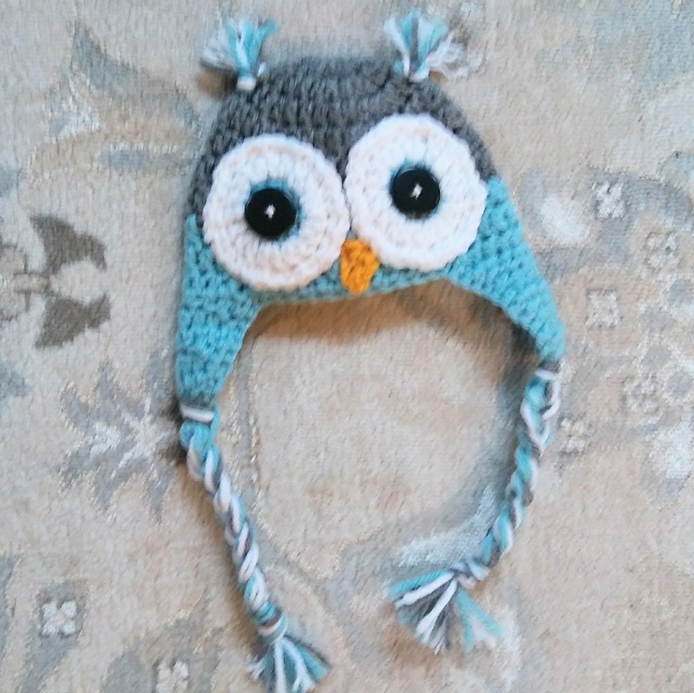 Owl Beanie with Ear Flaps